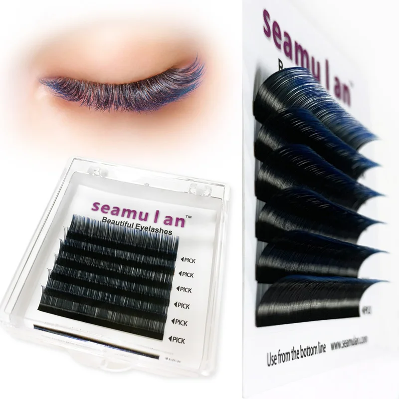 

Ombre Red Blue Eyelash Extension Individual Eyelashes Colored Faux Mink Ombre False Eye Lash Colour Lashes Makeup Tool Wholesale