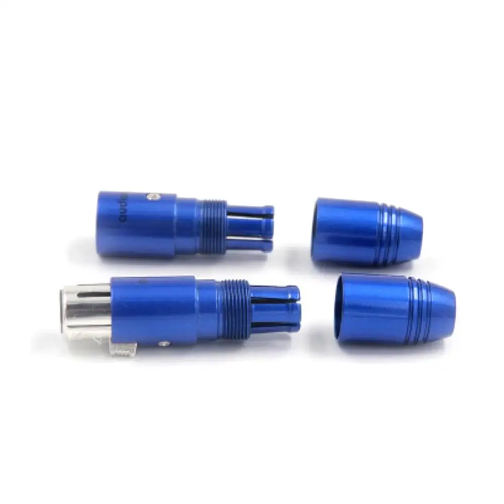 Haldane 4Pair HIFI XLR 3pin Male and Female XLR Connectors Speaker Audio Interconnect Cable Socket Adapter XLR Plug Connector