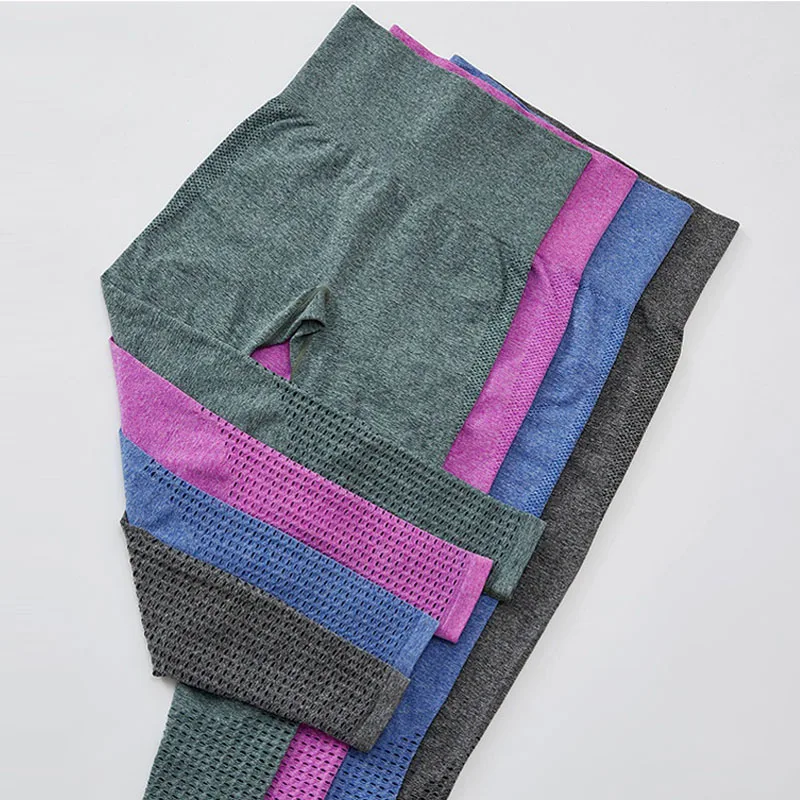 Women Seamless Leggings For Fitness Tummy Control Yoga Pants Super Stretchy Gym High Waist Sport Leggings Women Running Pants