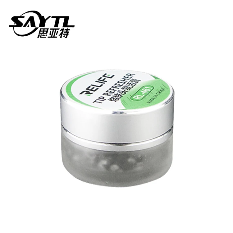 

SAYTL Electrical Soldering Iron Tip Refresher solder Cream Clean Paste for Oxide Solder Iron Tip Head Resurrection