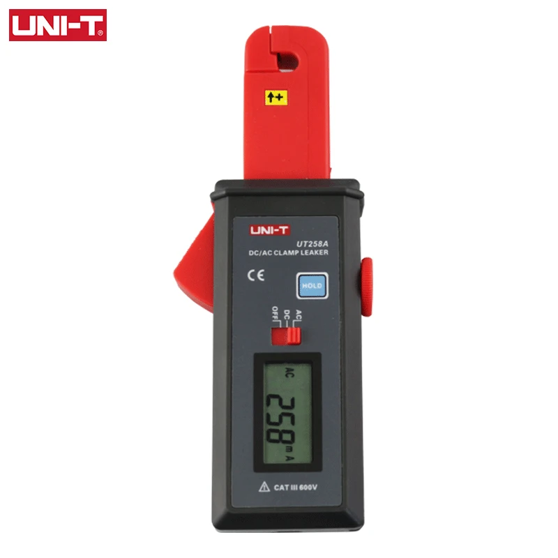 UNI-T UT258A Leakage Clamp Meter 60A AC DC Current Pliers Ammeter Automotive Tester Amperometric Clamp Amperemeter