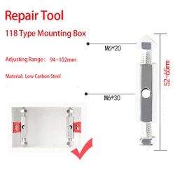 Wall Box Light Switch Junction Boxes Lamp Installation Repair Tool Mount Secret Stash 118 Model Cassette Repairer Support Rod