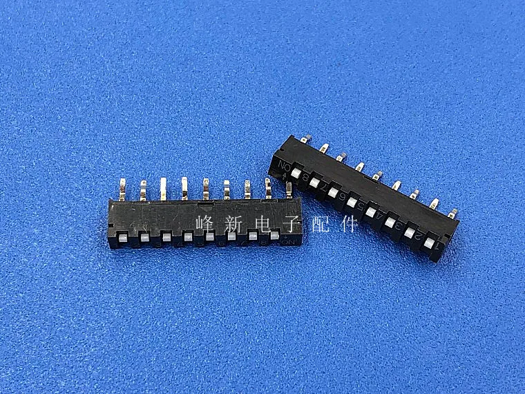 SIP-08T-V 8P 8-bit small miniature flat dial code switch to dial the digital code switch program 9 feet