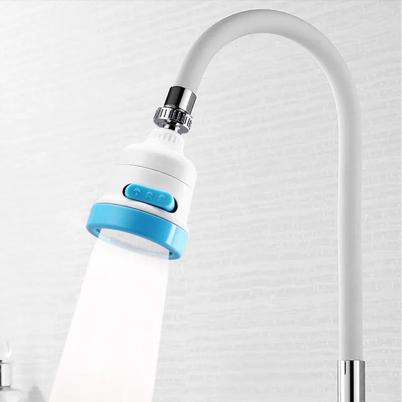 Faucet water save Aerator mixer kitchen faucet high pressure three way mouth spout faucet accessories ABS