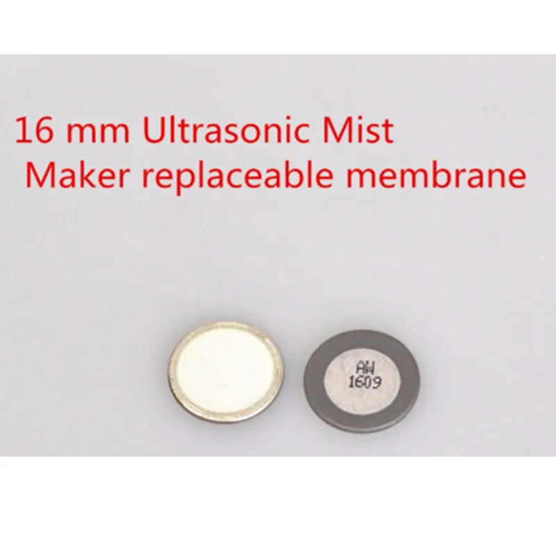 16 mm ultrasoniczny dyfuzor wymienna membrana i kluczowy nebulizator głowica rozpylacza do nawilżacza powietrza