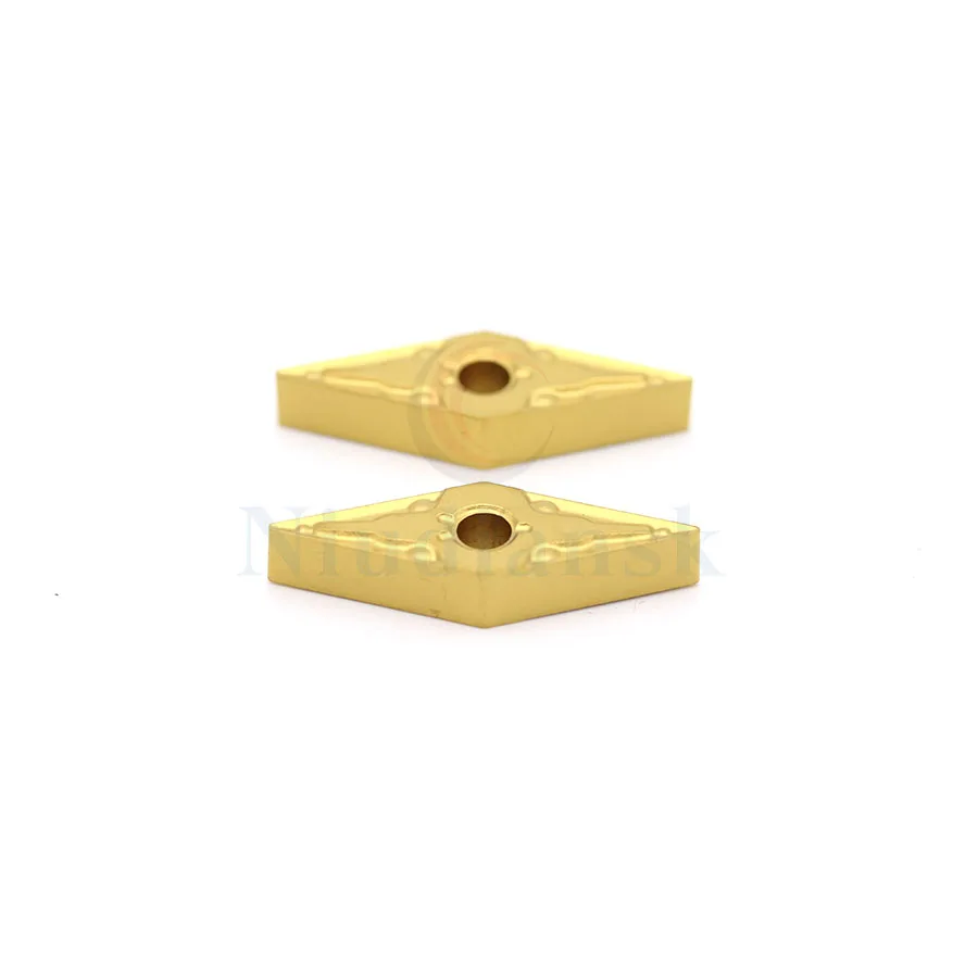 10Pcs VNMG160404-MA VP15TF UE6020 US735คาร์ไบด์แทรกเครื่องมือกลึง Mesin Bubut CNC เครื่องมือกลึงใบมีด VNMG160408-MA VP15TF