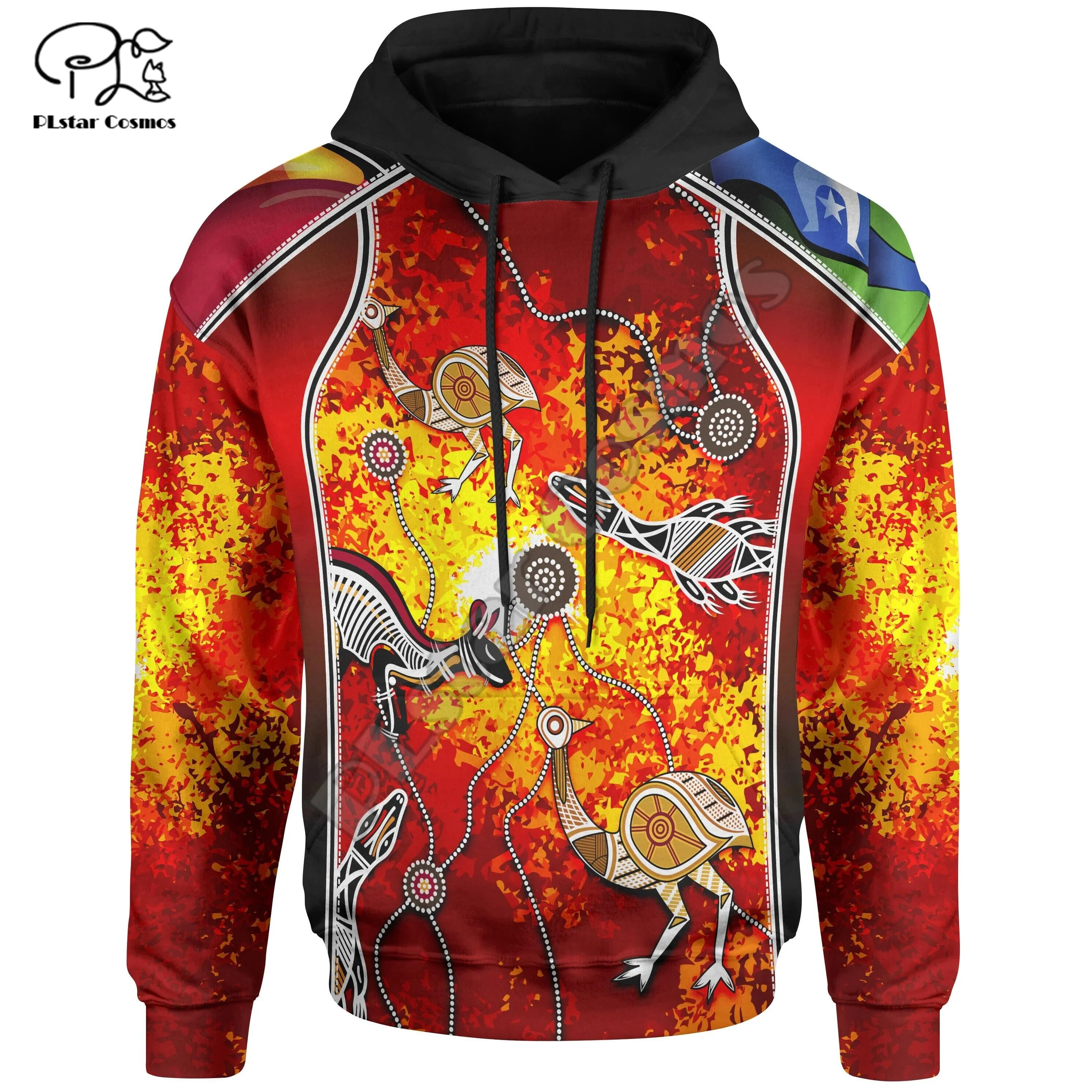 

Newest NewFashion Aboriginal Australia Kangaroo Country Tribe Retro Tracksuit 3DPrint Harajuku Casual Funny Hoodies Men/Women 24