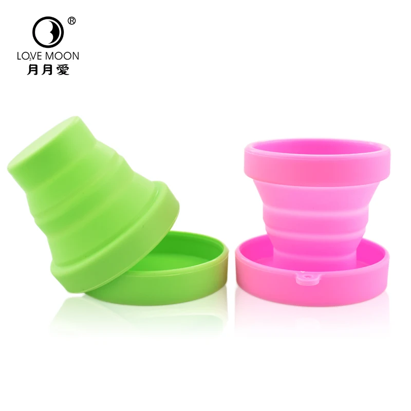 Period Cup Medical Silicone Feminine Hygiene Product Vaginal Vagina Reusable Menstrual Sterilizer Plastic Folding Cups Women\'s.