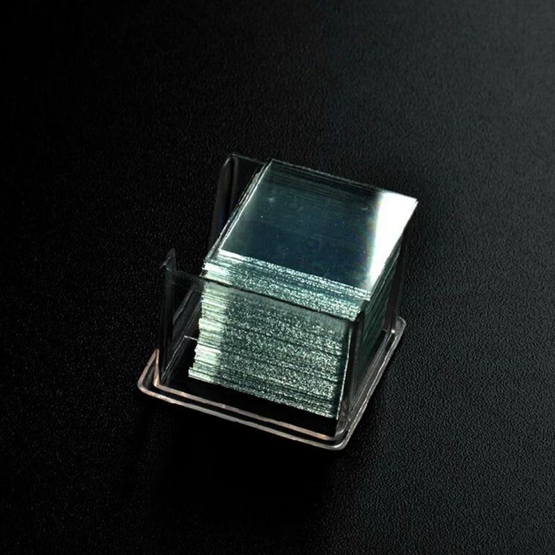 100 Stuks Transparant Vierkant Glas Glaasjes Coverslips Coverslides Voor Microscoop Optisch Instrument 18X18Mm 20X20Mm 22X22Mm 24X24Mm