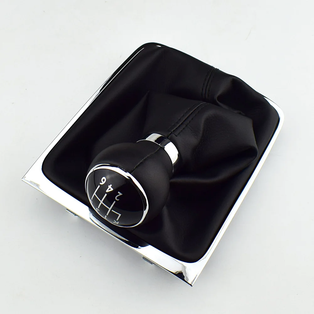 6 Speed Gear Shift Knob with Cover for Volkswagen Golf Jetta MK6 Faux Leather 6 Speed Gear Shift Knob with Cover for Volkswagen Golf Jetta MK6 Faux Leather