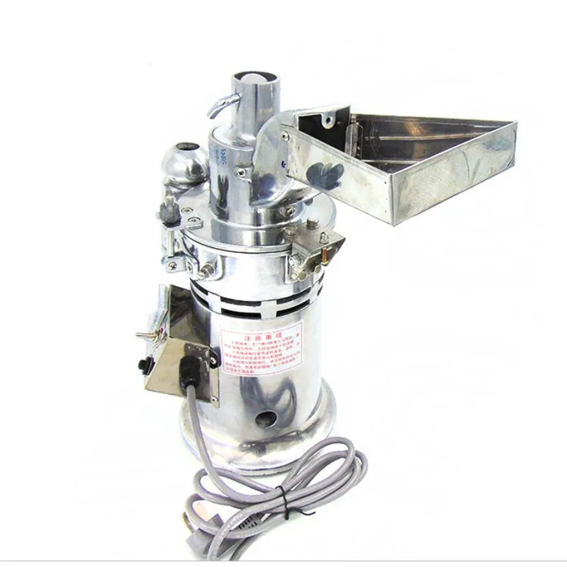 1.2kw Automatic Hammer Herb Grinder 220V Electric Grinding Machine DF-15 Mini Milling Pulverizer Continuous Mill