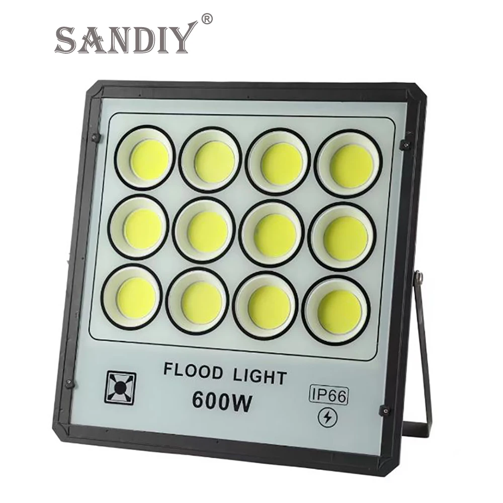 SANDIY luce di inondazione LED COB Chip impermeabile 200W faretto giardino esterno lampada quadrata Villa casa edificio illuminazione esterna della