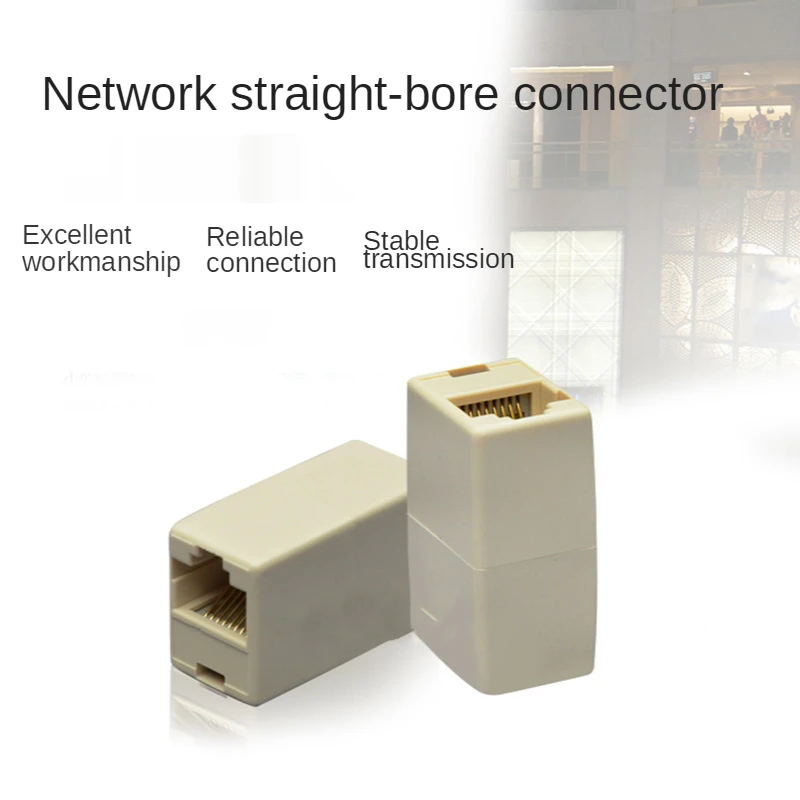 

10PCS New Alloy Internet Tools Universal RJ45 CAT5 Coupler Plug Adapter Network LAN Cable Extender Connector Electronic Fittings