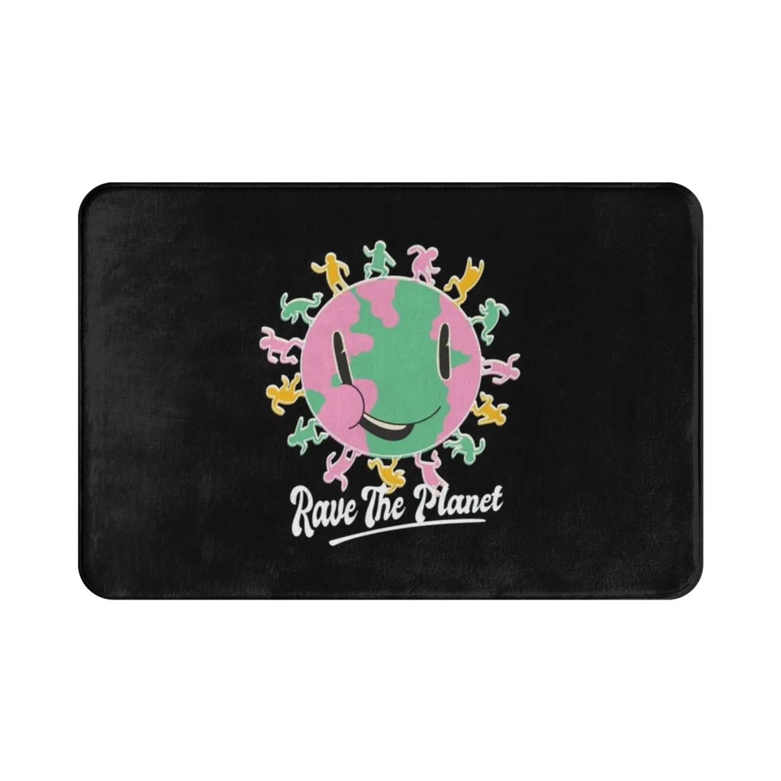 

Копия Rave The Planet Ковер Коврик Подушка Мягкая Нескользящая идея подарка Rave Save Planet Earth Rescue To Celebrate Humor