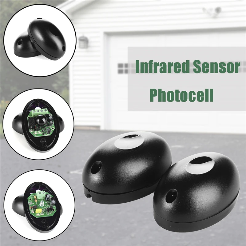 IP55 15m alarm SAFETY Photo Cell Infrared Sensor Photo Eye Photocells for gate and door replacing