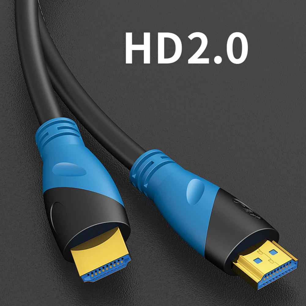 HD 4K 60Hz รุ่น2.0 0.5M 1M 2M 3M 5M สนับสนุน ARC HDR 3D ชายชายสายสำหรับทีวี HD โปรเจคเตอร์ Pc สาย