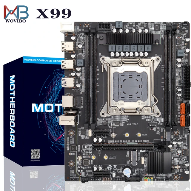 X99 Motherboard Lga 2011-3 Socket Turbo Boost Ddr4 Ram For Intel Lga 2011  V3 V4 Xeon E5 I7 Cpu M.2 Nvme Computer Mainboard - Motherboards - AliExpress