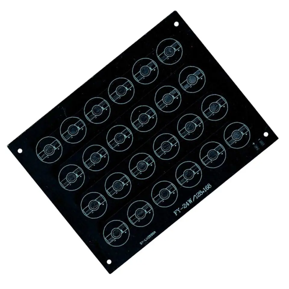 1/5/10pcs LED PCB 24W Floodlight aluminum plate RGB PCB heat sink Plate For 24W Floodlight Spotlight Outdoor Lighting lamps