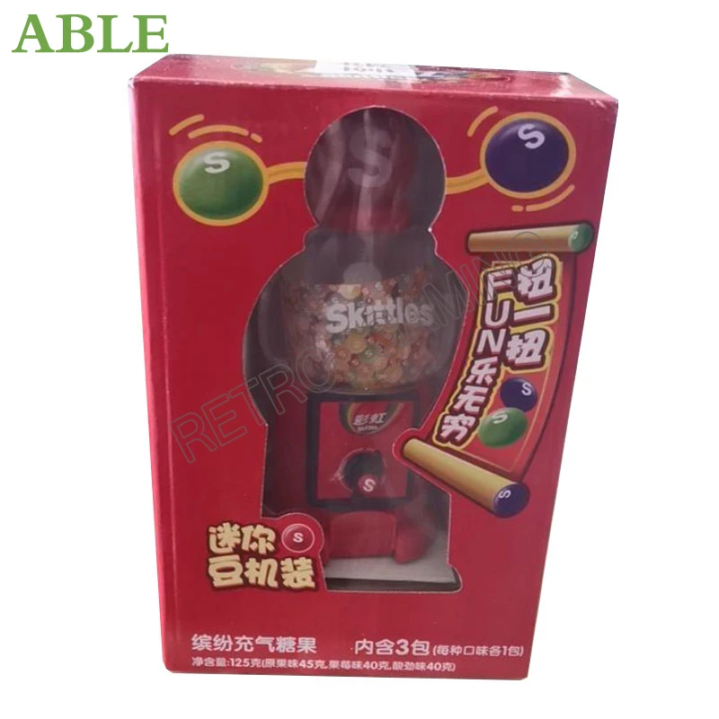 mini candy vending machine Children's toys Lovers Gift Capsule machine no coin acceptor Halloween sugar