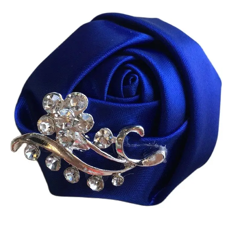 Bride Corsage Groom Wedding Rose Flowers Boutonniere Prom for Beat Man Bride Corsage Men Suit Brooches X1107-2