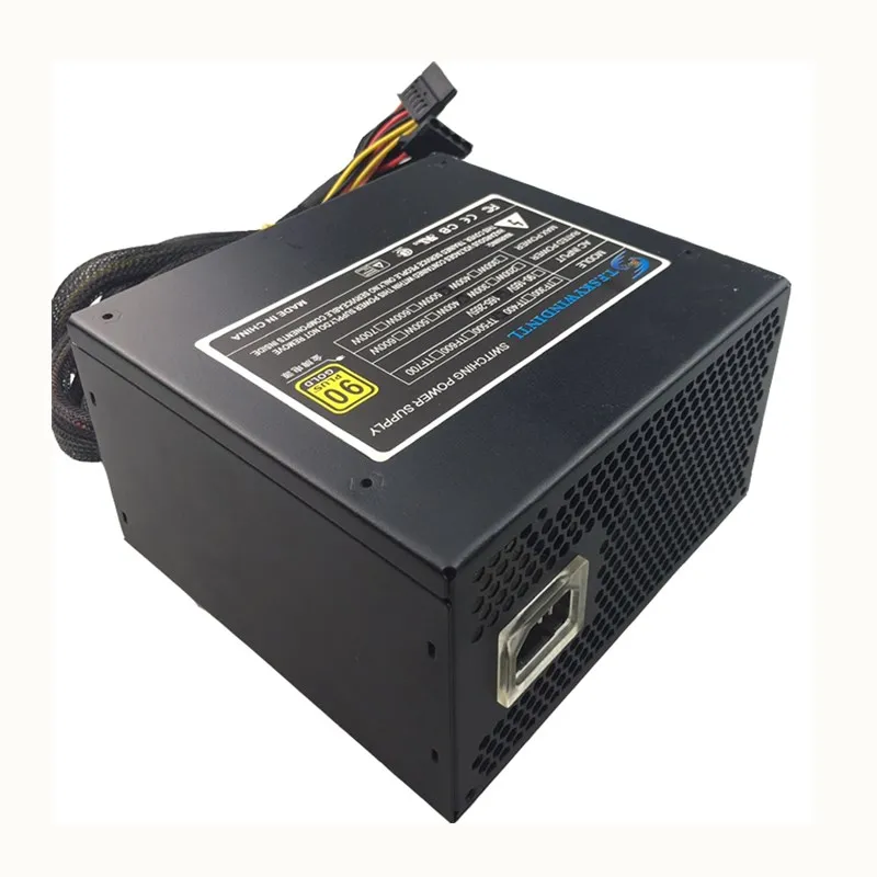 

500W PC PSU Power Supply Black Gaming Quiet 120mm Fan 20/24pin 12V ATX PSU New Computer Desktop Power Supply For BTC Pc