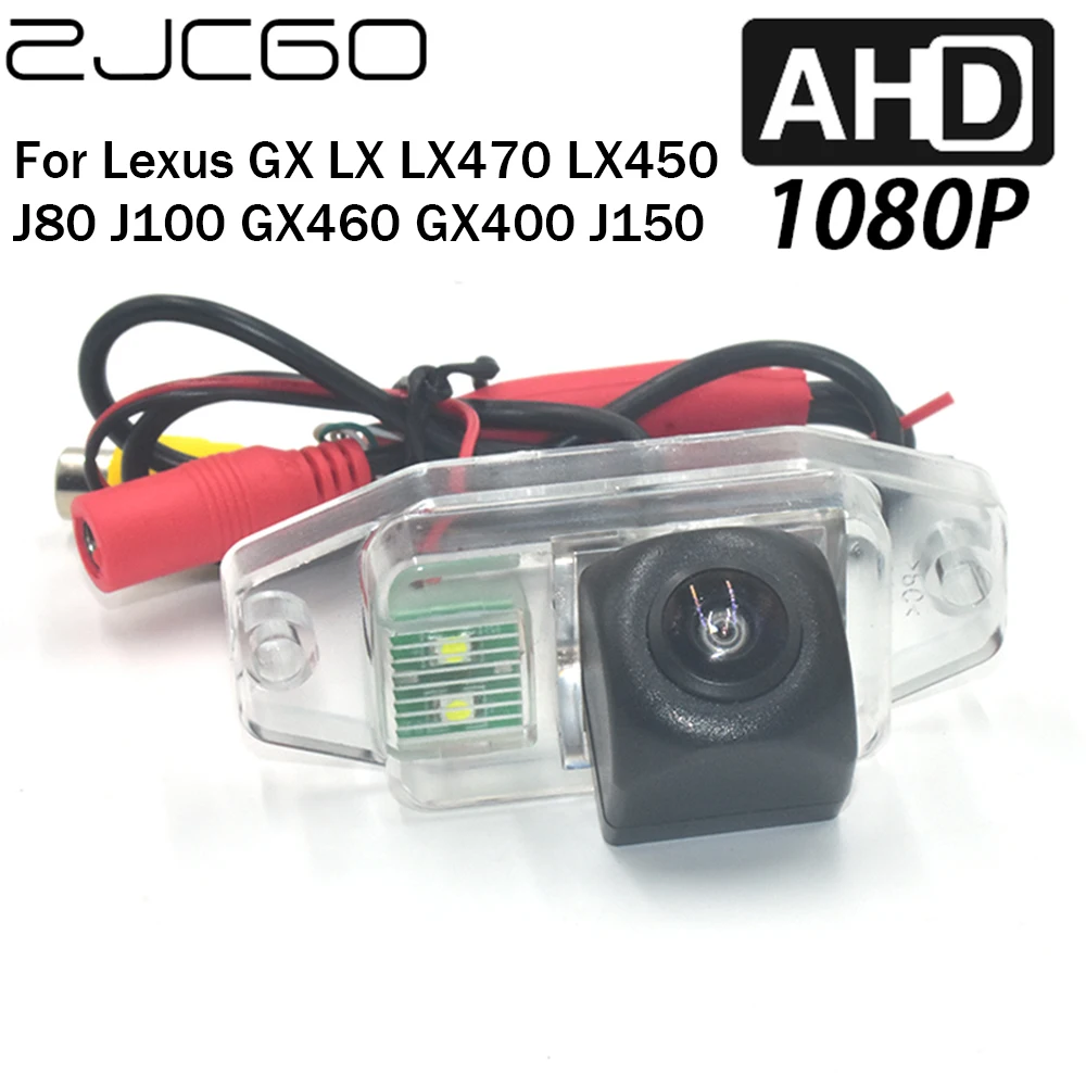 

ZJCGO Car Rear View Reverse Backup Parking AHD 1080P Camera for Lexus GX LX LX470 LX450 J80 J100 GX460 GX400 J150