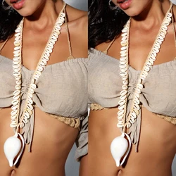 Haak Shell Ketting Haak Hanger Bohemian Bridal Sieraden Zomer Strand Shell Ketting Handgemaakte Ketting Strand Accessoires