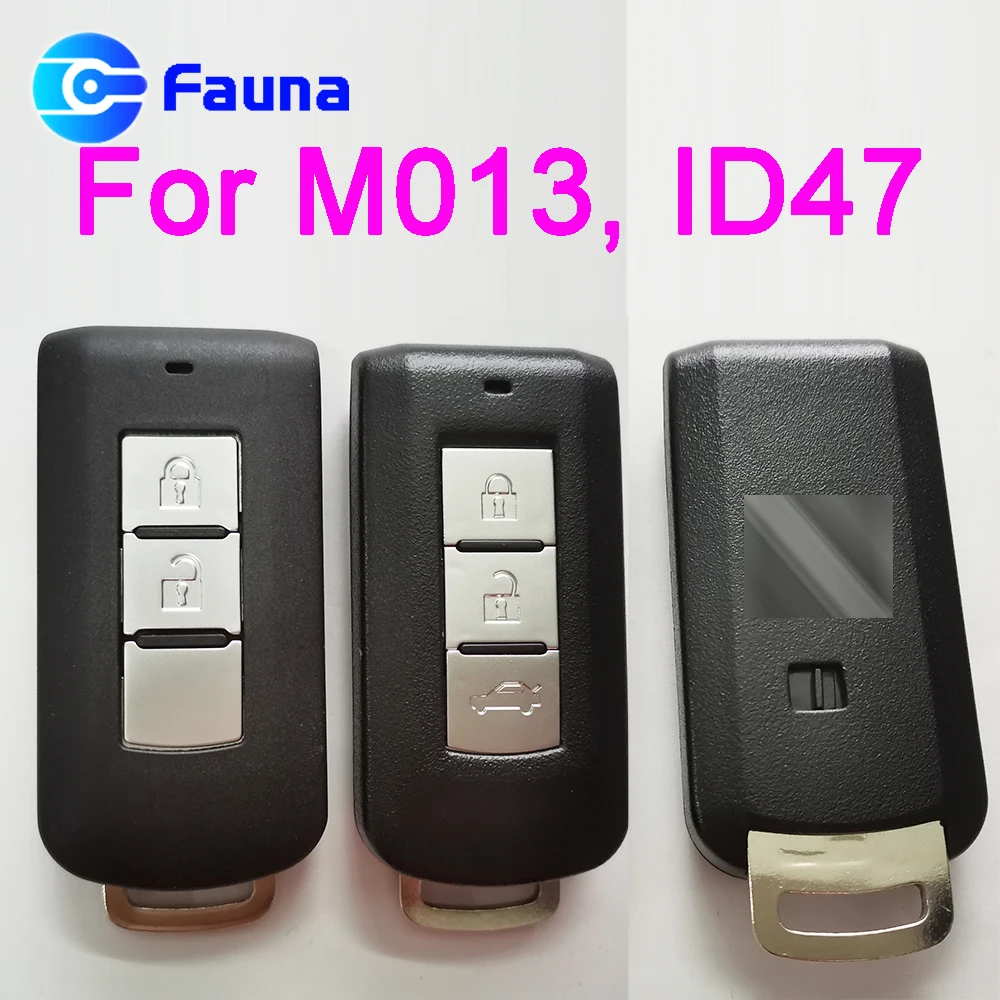 2 Button 3Button 434MHz Smart Keyless Go Remote Control For Mitsubishi GHR M013 M014 With ID47 Chip