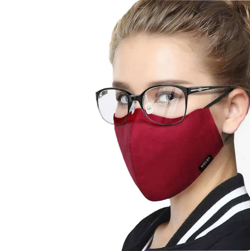 Korean Cotton Face Mask Anti-Dust Mask Respirator with Activated Carbon Filter Anti Dust Black Kpop Glasses Mask On The Mouth