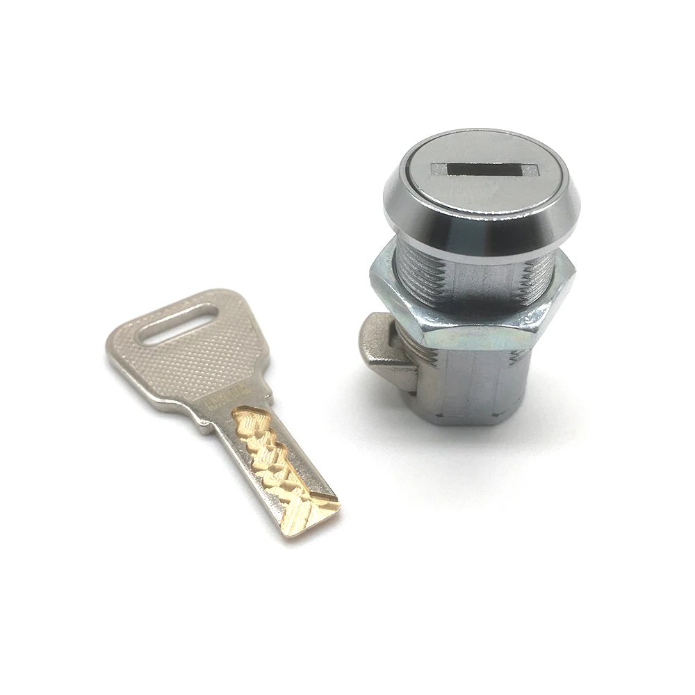 Flat Key Spring Bolt Lock Keyed Alike Cabinet Slam Cam Lock For Money Counter