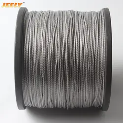 JEELY 2.3mm 10M 16 Strands Braided UHMWPE Rope Towing 1322lbs Spectra