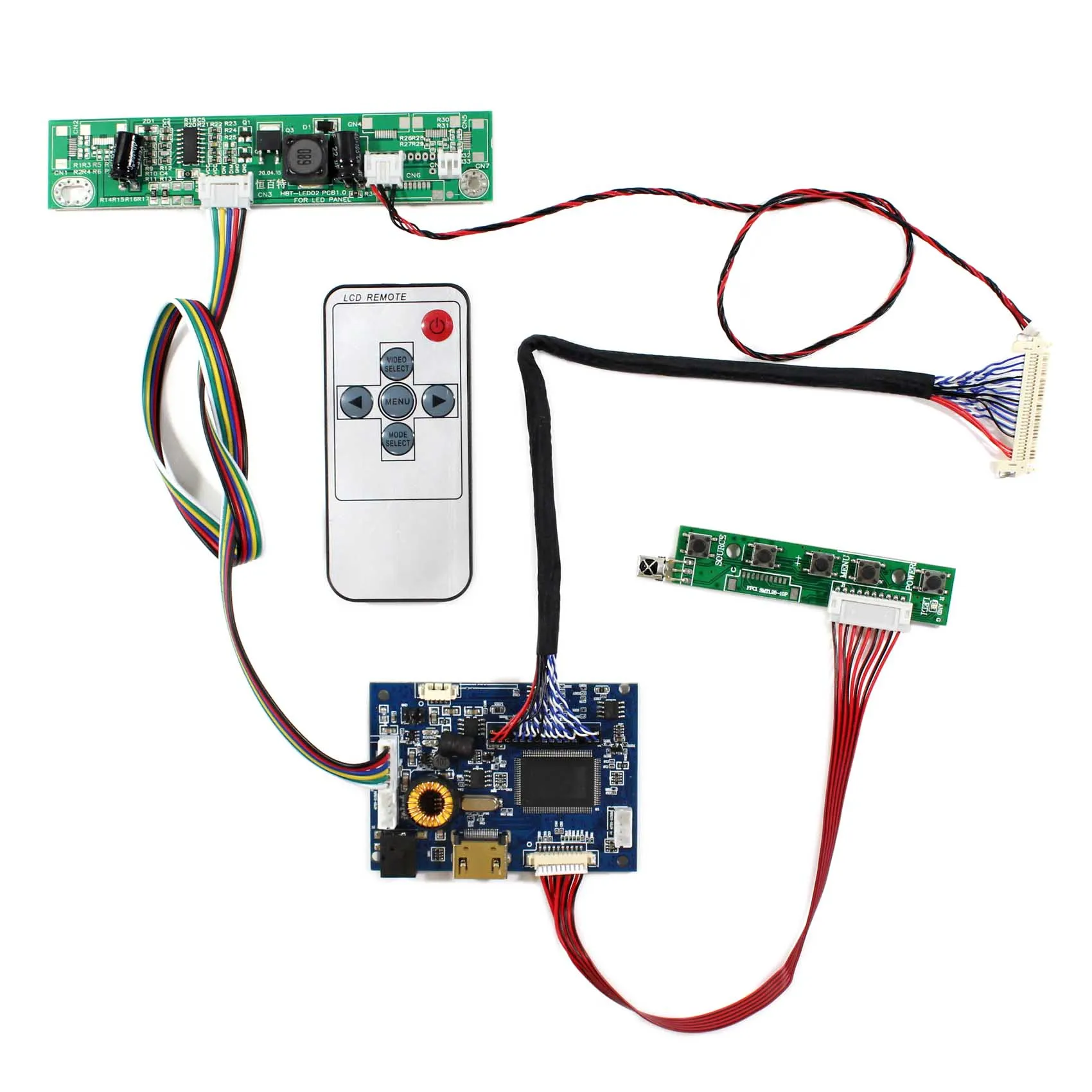 HD  MI Audio LCD Controller Board Fit To 17