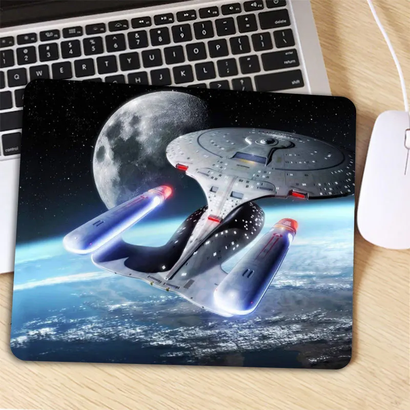 Big Promotion Star Trek Keyboard Desk Mice Mat Durable Desktop Mousepad Rubber Gaming Small Mouse Pad Computer 22X18CM