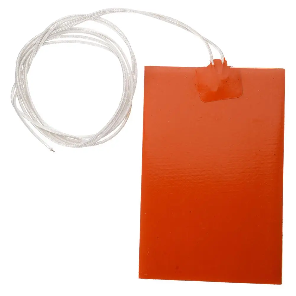 300W 220V Engine Oil Tank Silicone Heater Pad Universal Fuel Tank Water Tank Rubber Heating Mat Warming Accessories 10x15cm