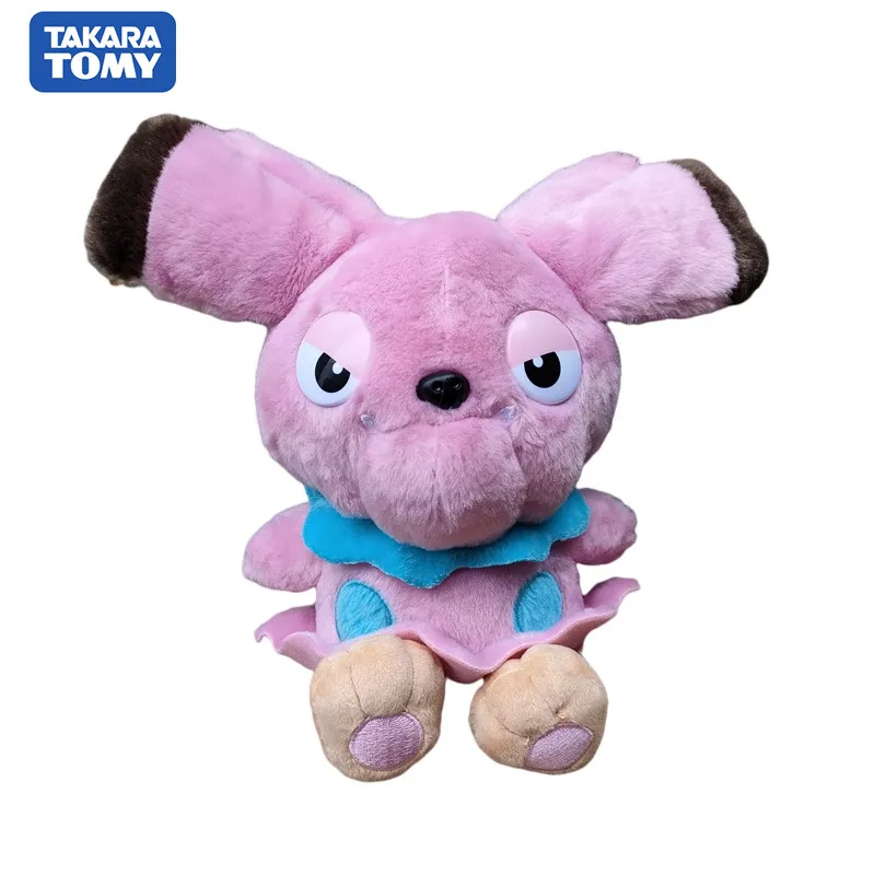 Original TKAKRK TOMY Pokemon Snubbull Plush Toy Soft Stuffed Dolls 24cm Kawaii Kid Gift