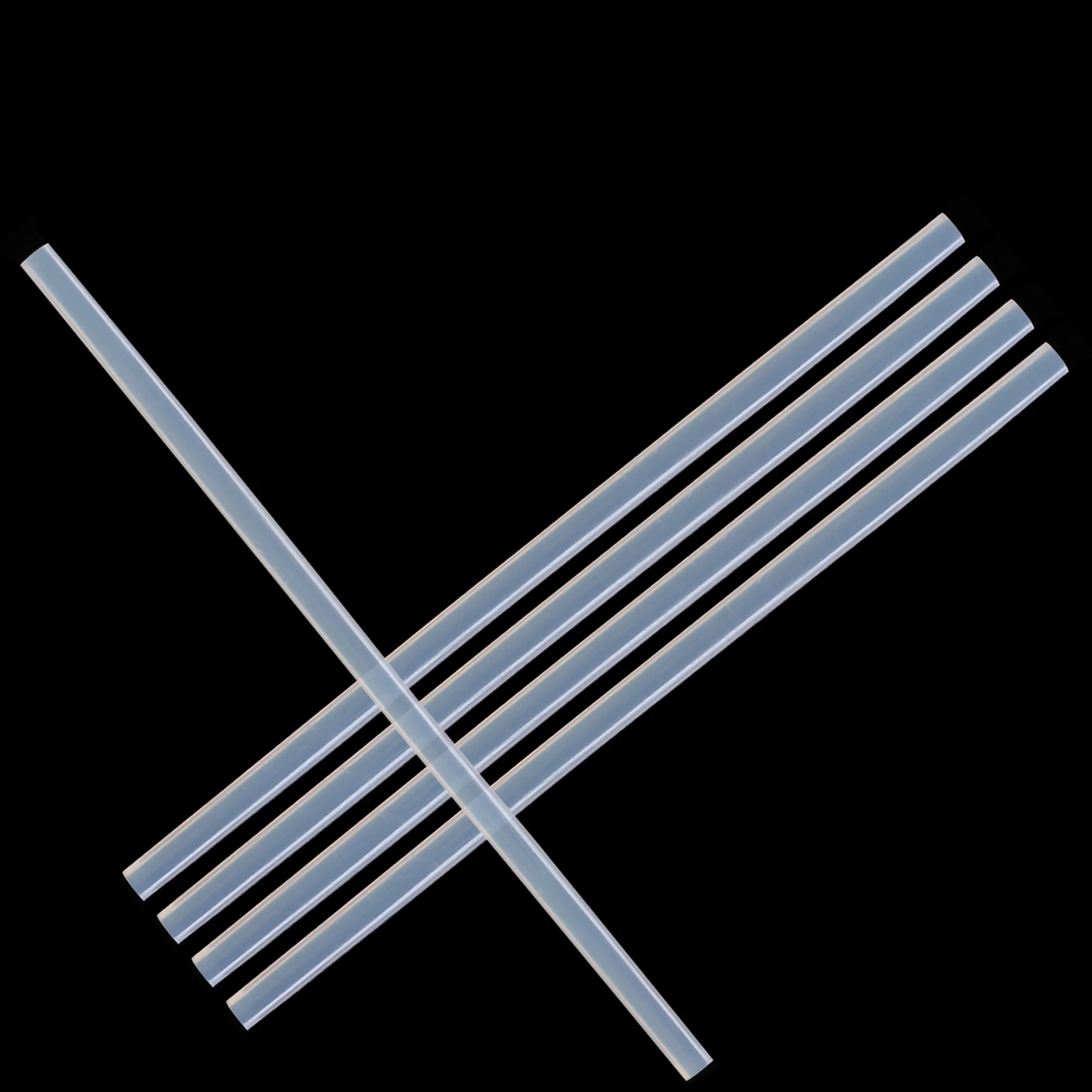 5Pcs 7mmx20cm Clear Hot Melt Gun Glue Sticks Plastic Transparent Sticks for Glue Gun 20cm Long Craft Hobbies DIY Repairs Tools