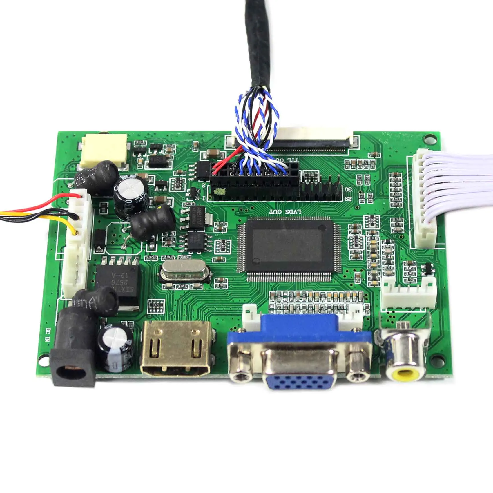 7 "G070VW01 V0 800X480液晶hd mi vga + 2AV lcdコントローラボードVS-TY2662-V1