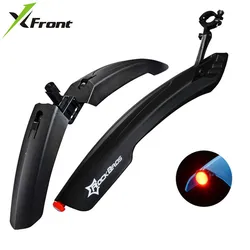 X-Front Bike Fender Mudguard Front Rear Quick Release Bike Fender Bicycle Fender Wing Stand Rack Mudguard With Warn Taillight