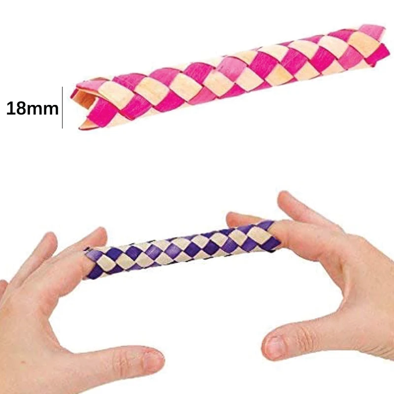 Free ship Wholesale 144pc Cheap Chinese Finger Trap Magic Trick Joke Toys Party Favors Gifts Loot Bag Fillers Give Away