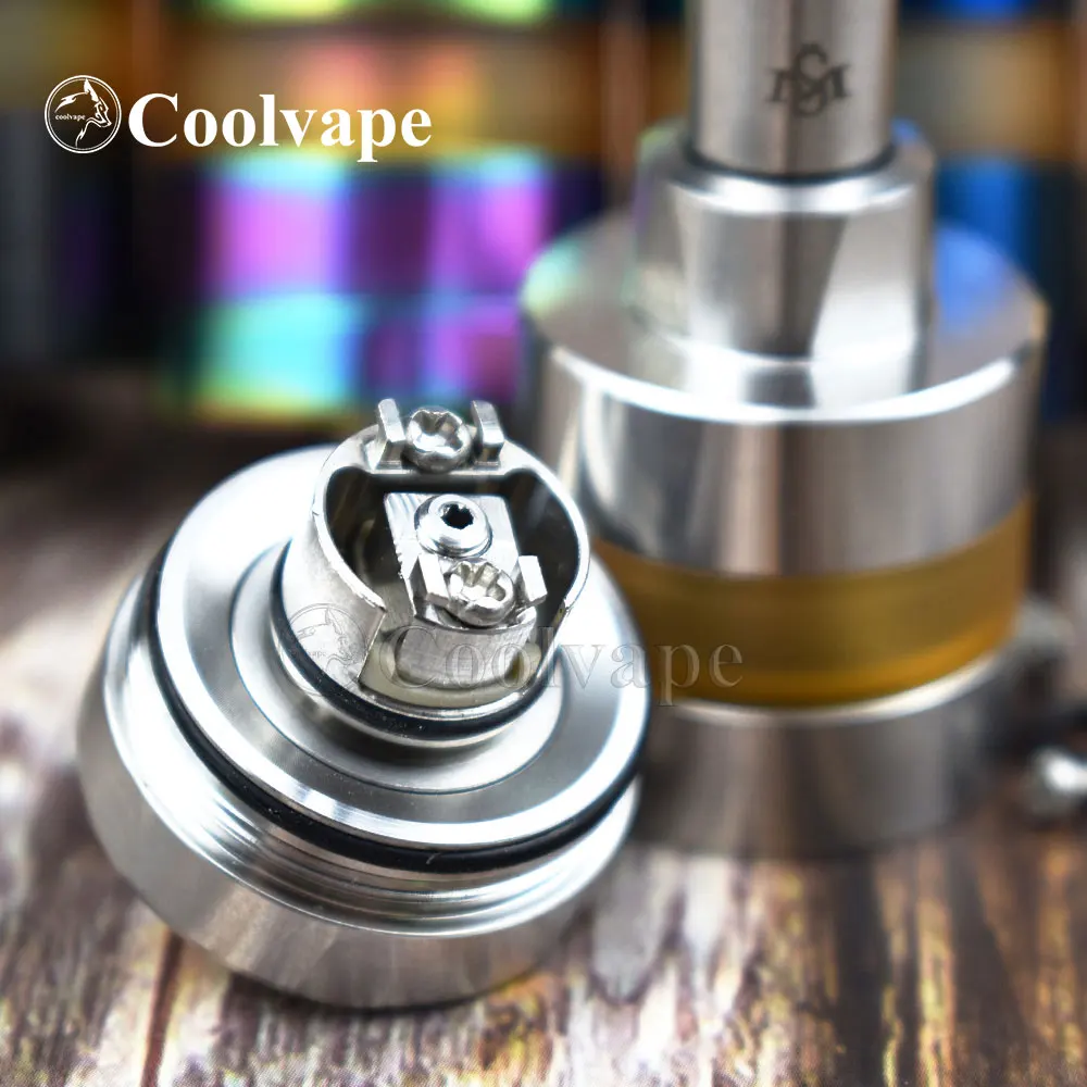 KAYFUN LITE 2019 rta 316ss 22mm 2ML sing coils rta adjustable Bottom Adjustable Airflow Vaporizer Electronic cigarette atomizer