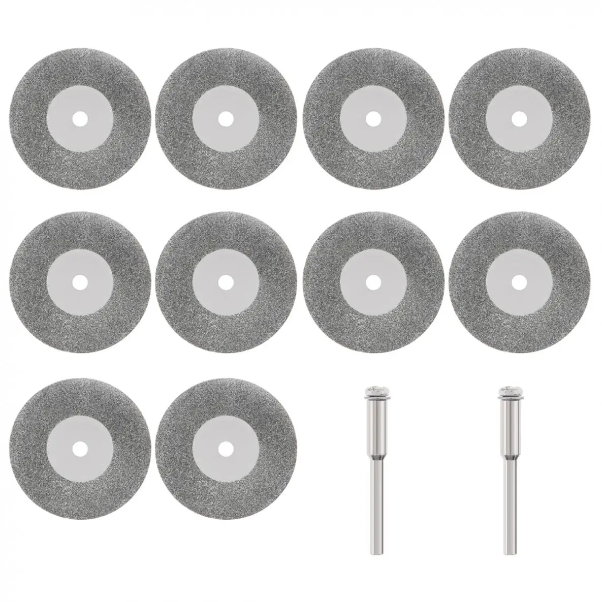 10pcs 30mm Mini dischi diamantati con lama diamantata con gambo di collegamento e custodia per taglio di frantumazione di pietre nuovo