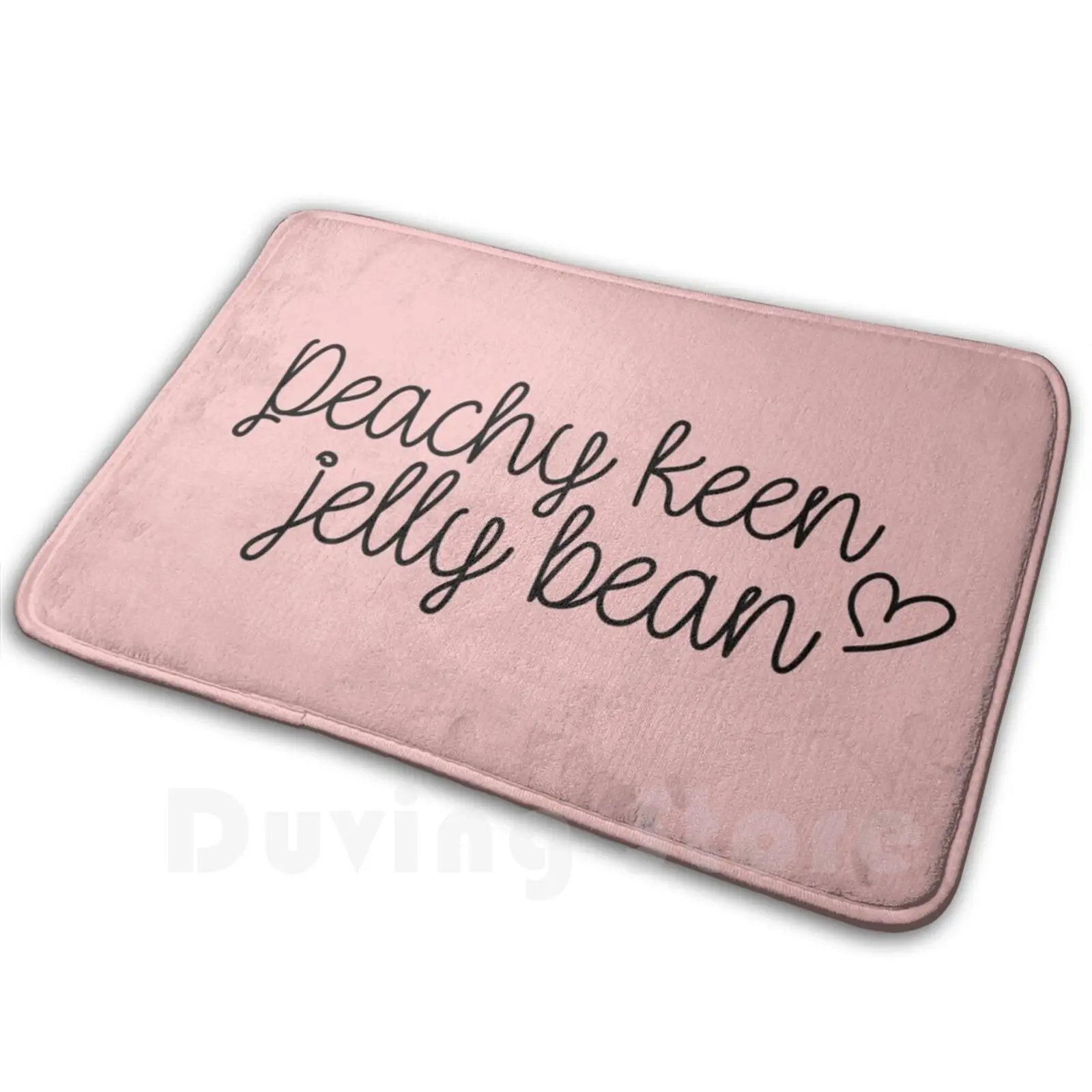 Peachy Jelly Bean Carpet Mat Rug Cushion Soft Grease Rizzo Stockard Channing Danny Sandy Girl Power Squad Goals Girl