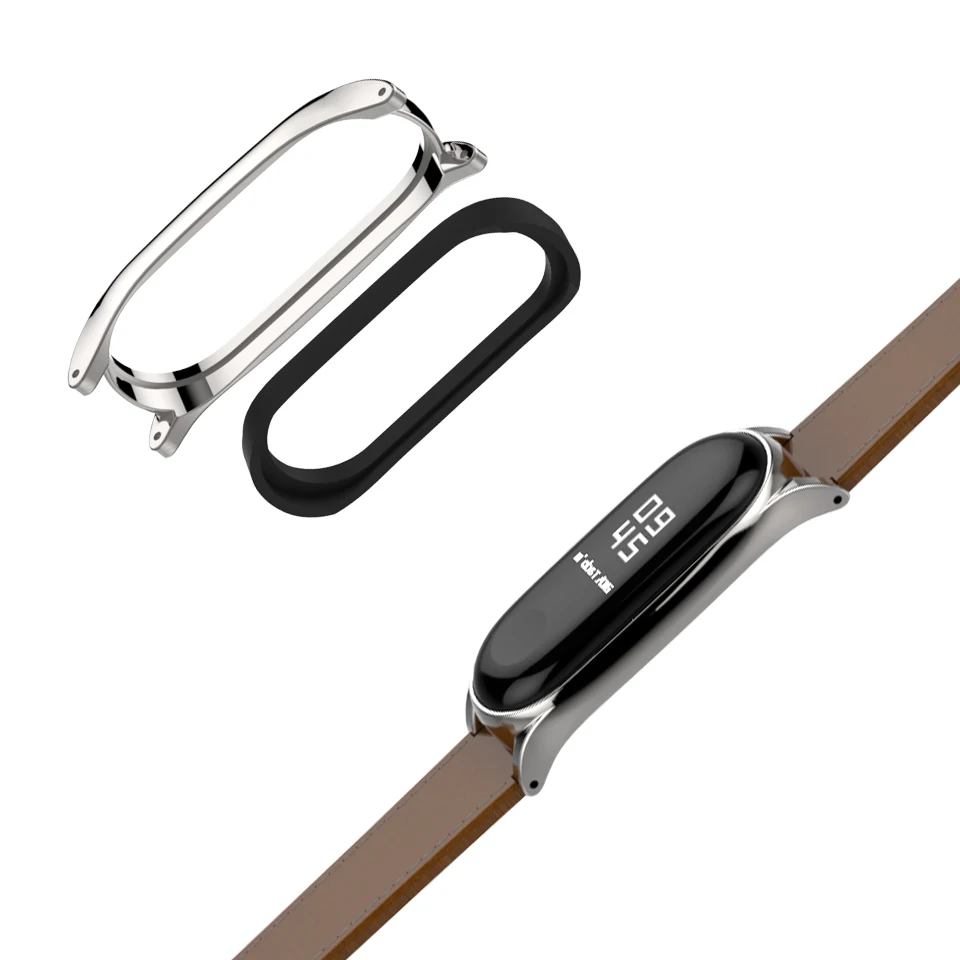 Dành Cho Xiaomi Mi Band 5 6 Dây Đeo Miband 4 3 Chính Hãng Dây Da Vòng Tay Cho Đồng Hồ Thông Minh Nồi Cơm Điện Từ Correa Thay Thế cổ Tay Dây