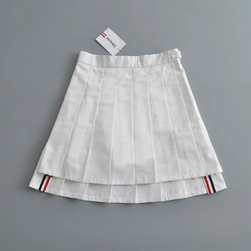 Summer New Y2K Vintage Women Skirt High Waist School Uniform Pleated Skirts Female Golf Skirt kawaii Mini Dance Skirts