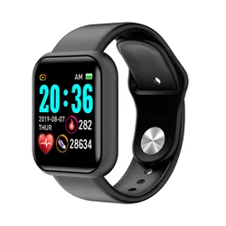 Inteligentny krokomierz bransoletka tętna Monitor ciśnienia krwi Bluetooth Smart Watch do fitnessu nadgarstek dla IOS Android