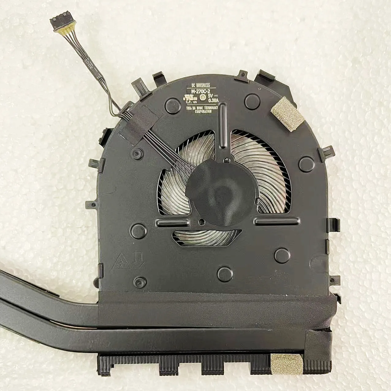 Imagem -06 - Original Uma Cpu Ventilador de Refrigeração Refrigerador do Dissipador Calor Radiador para Lenovo Thinkpad E14 Gen E15 Gen Portátil 5h41b77193 5h41b77192 Novo