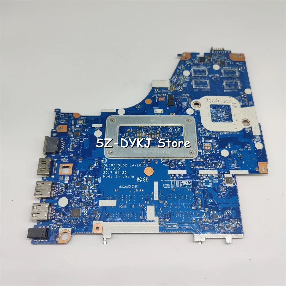 Para HP Pavilion 15-BS placa base SR342 I5-7200U 924751-601, 924751-001 CSL50/CSL52 LA-E801P placa base de computadora portátil