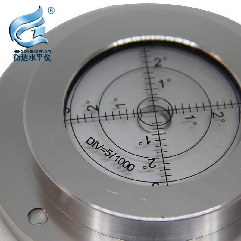 Bolla di livello circolare universale rotonda di alta qualità per dimensioni gru 100*75*20mm 1 pz