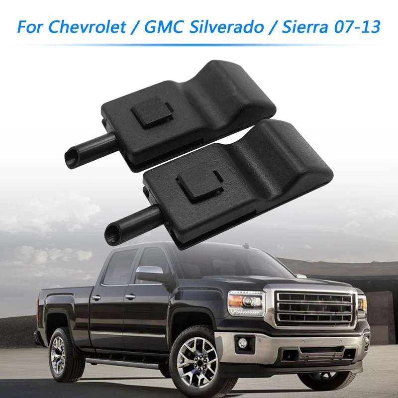 Perilla de bloqueo de puerta automática, botón de perno apto para Chevrolet Avalanche Silverado 1500 2500 3500 GMC Sierra 1500 2500 3500, accesorios de coche