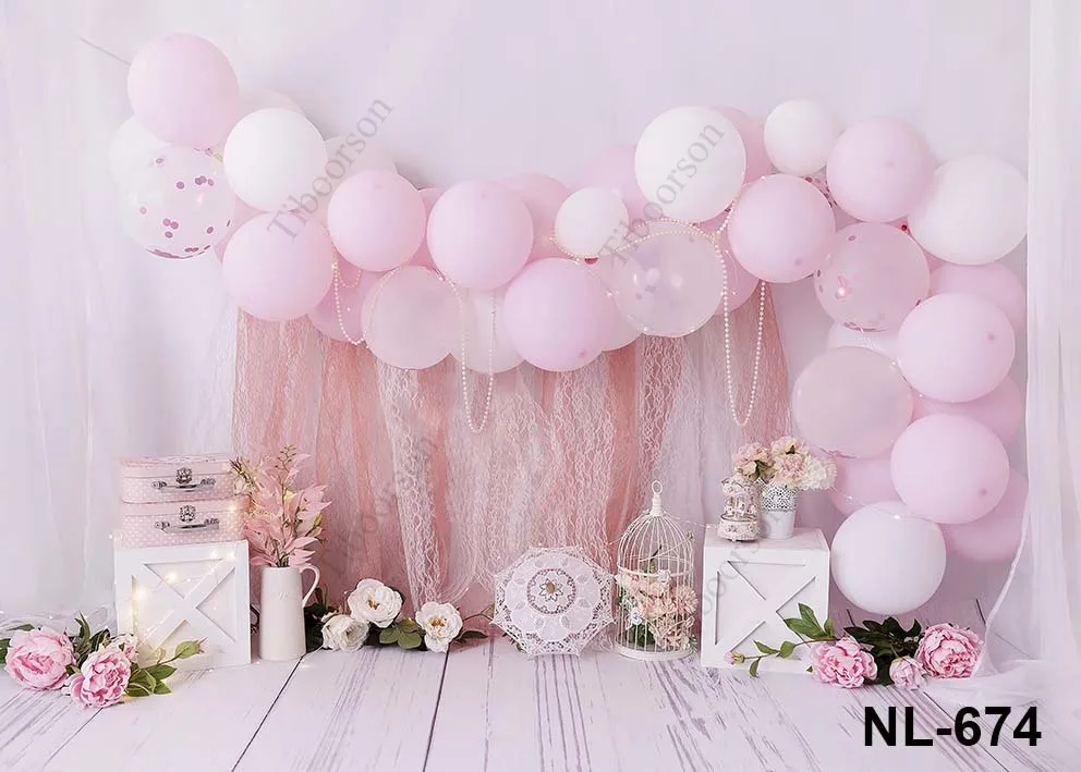 베이비 샤워 첫 번째 생일 풍선 케이크 스매시 파티 사진 배경, 사진 스튜디오 소품 장식